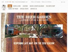 Tablet Screenshot of corollabeergarden.com